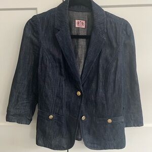 Juicy Couture denim blazer